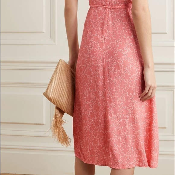 NWT Faithful The Brand Fran Midi Dress in Maurie Floral Print,V-Neck,Sz 4(S) - Picture 5 of 16